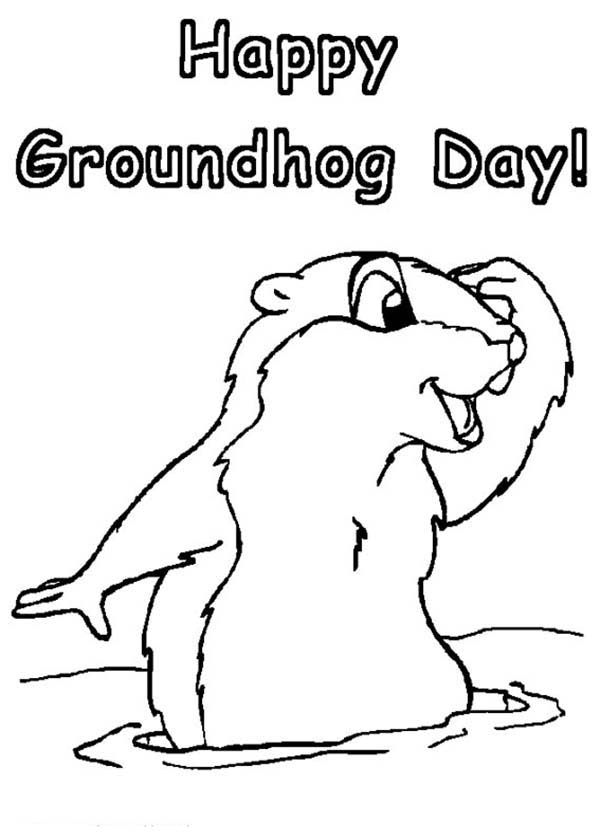 600x840 Groundhog Day Coloring Pages Groundhog Day Coloring Pages
