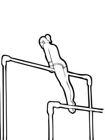 360x480 Gymnastics Coloring Pages Gymnastics Coloring Pages Free Printable