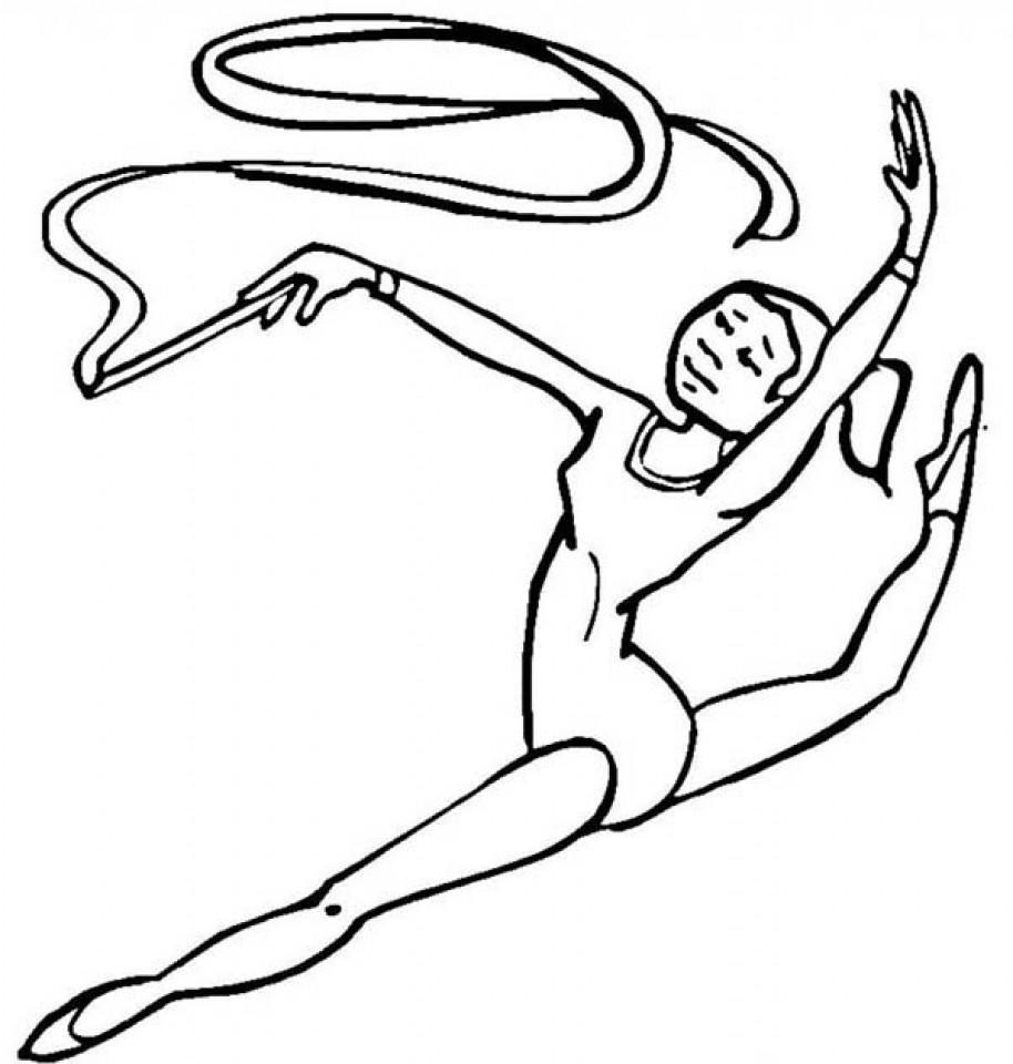 914x960 Coloring Pages For Gymnastics Free Best Of Get This Gymnastics