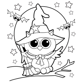 340x340 Top Halloween Coloring Pages
