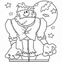 236x236 Halloween Coloring Pages For Elementary Kids Preschool In Sweet