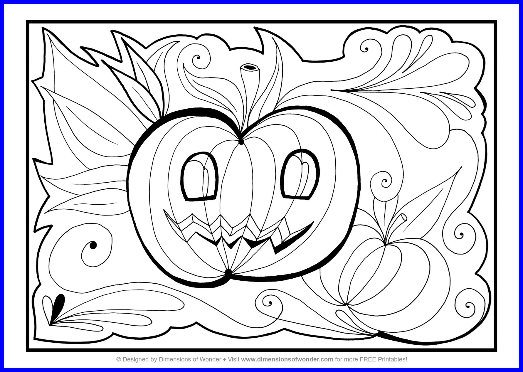 1781x1267 Amazing New Printable Halloween Coloring Pages For Older Kids Pic