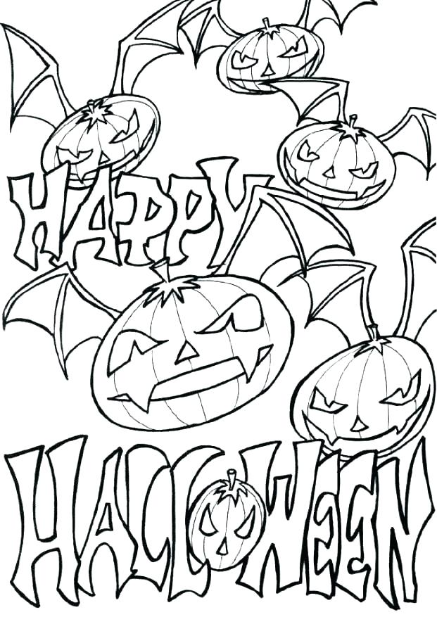 621x877 Halloween Coloring Pages Preschoolers