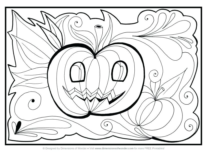827x609 Free Printable Halloween Coloring Pages Free Coloring Images