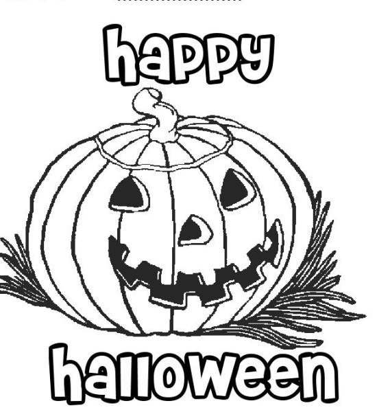 569x600 Halloween Pumpkins To Color Halloween Pumpkin Coloring Pages