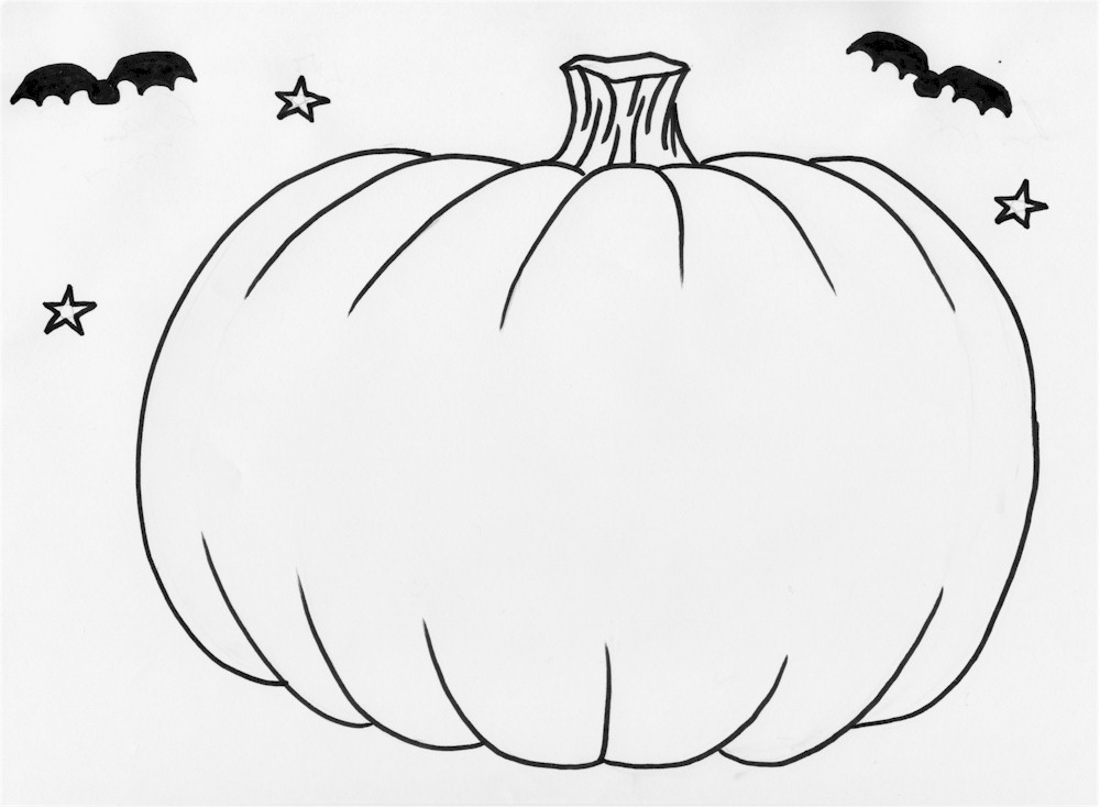 1000x735 Halloween Pumpkins Coloring Pages Free Printable Pumpkin Coloring