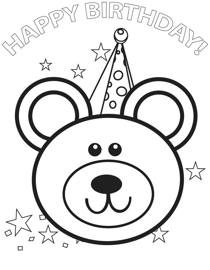 700x899 Free Printable Birthday Cards To Color Free Printable Happy