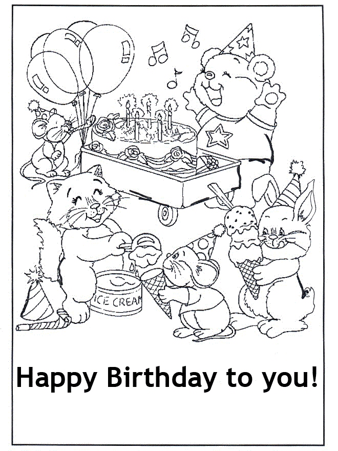 660x880 Happy Birthday Coloring Page Inspirational Free Printable Happy
