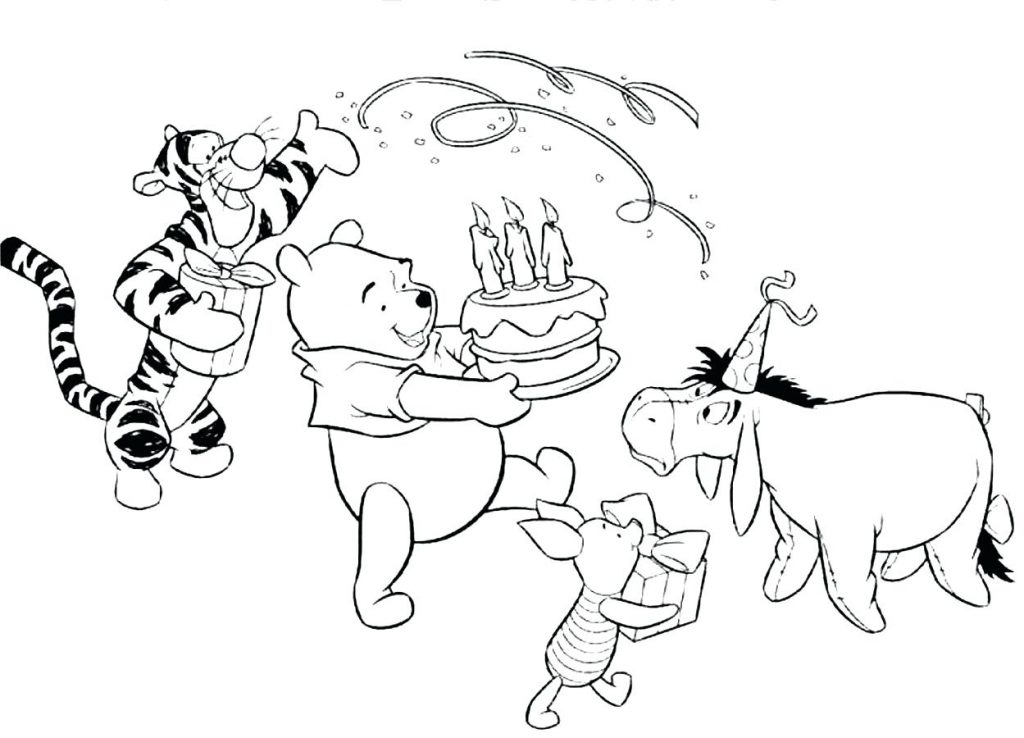 1024x738 Coloring Pages Happy Birthday Coloring Pages Free Printable