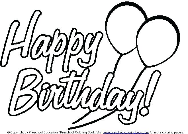 660x470 Free Birthday Coloring Pages To Print