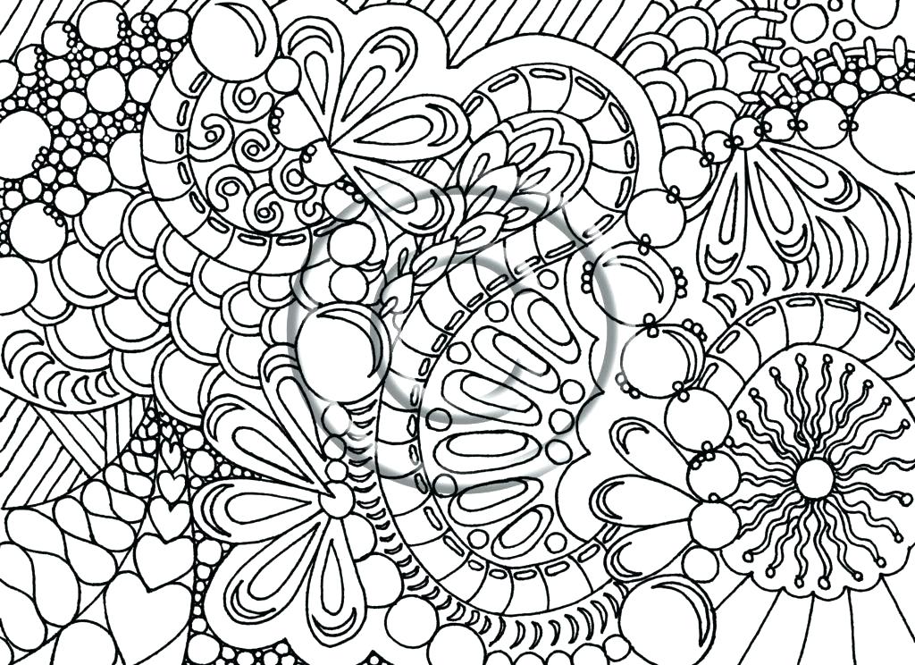 1024x744 Hard Coloring Pages To Print Hard Coloring Pages Free Free