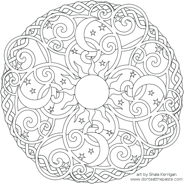 736x736 Free Coloring Pages Adult Creative Haven Fanciful Faces Coloring