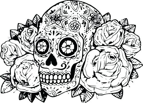 500x362 Hard Coloring Page Free Printable Hard Coloring Pages Adult