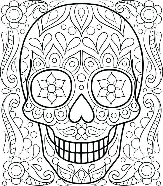 550x627 Free Coloring Pages For Adults Printable Hard To Color Free