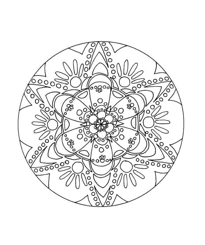 711x850 Difficult Mandala Coloring Pages Mandala Coloring Pages Free