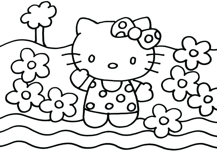 736x511 Printable Hello Kitty Coloring Pages Hello Kitty Coloring Pages