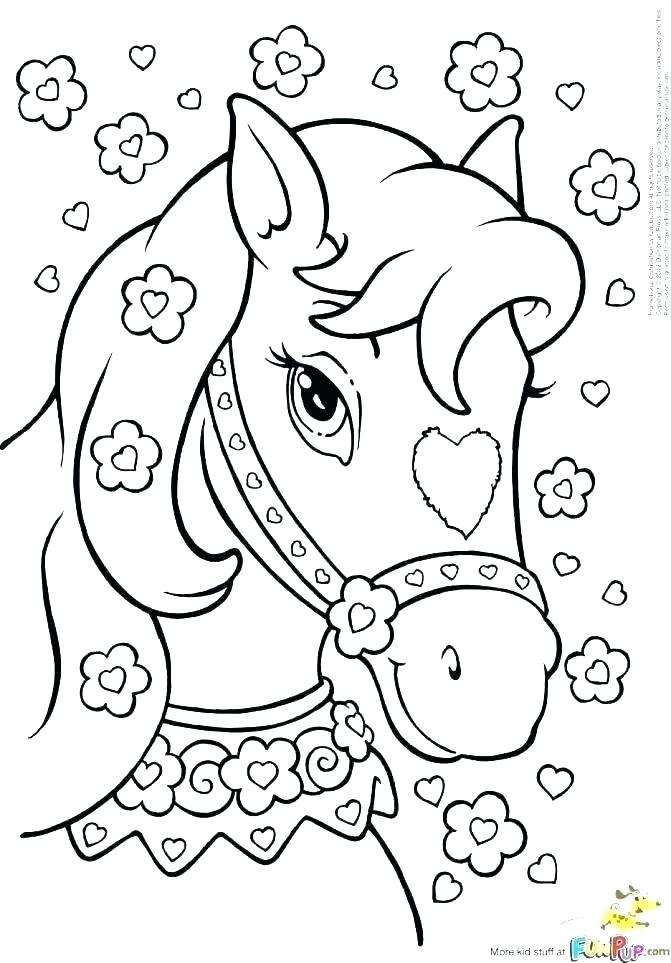 671x963 Horse Coloring Pages For Adults