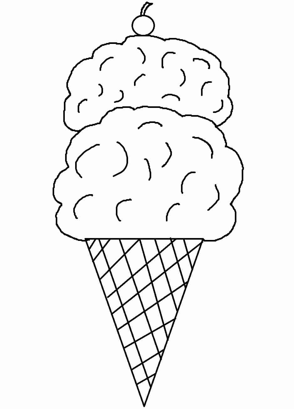 939x1304 Free Printable Ice Cream Coloring Pages For Kids Throughout Cone