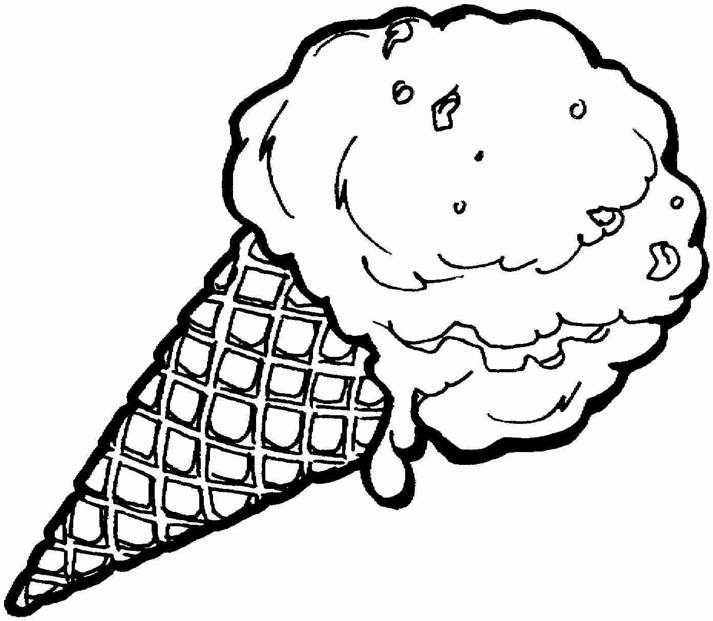 1392x1213 Free Printable Ice Cream Coloring Pages For Kids With Cone Olegratiy