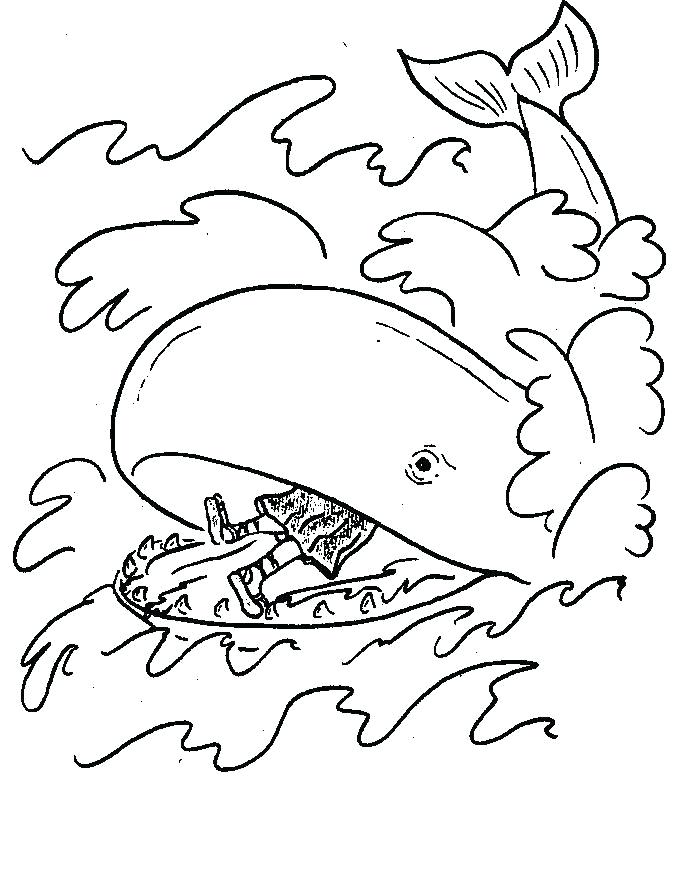690x895 Free Printable Jonah And The Whale Coloring Pages Coloring Bible