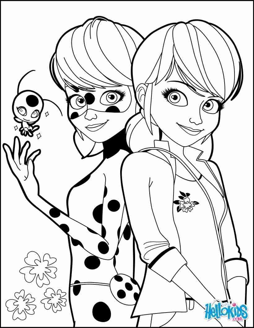 820x1060 Exploit Miraculous Ladybug Coloring Pages Free