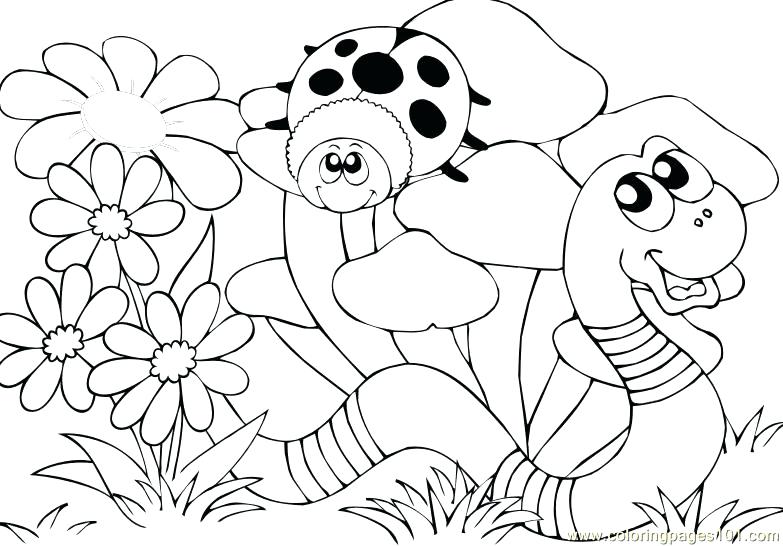 783x546 Ladybug Coloring Pages Free Printable Ladybugs Snake Page
