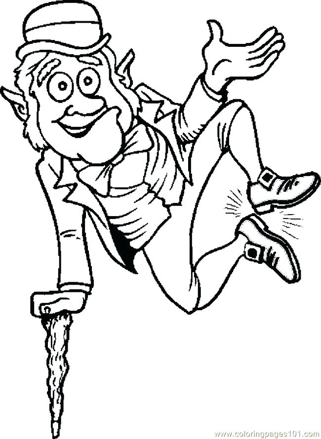 650x890 Leprechaun Coloring Pages Free Also Leprechaun Coloring Pages