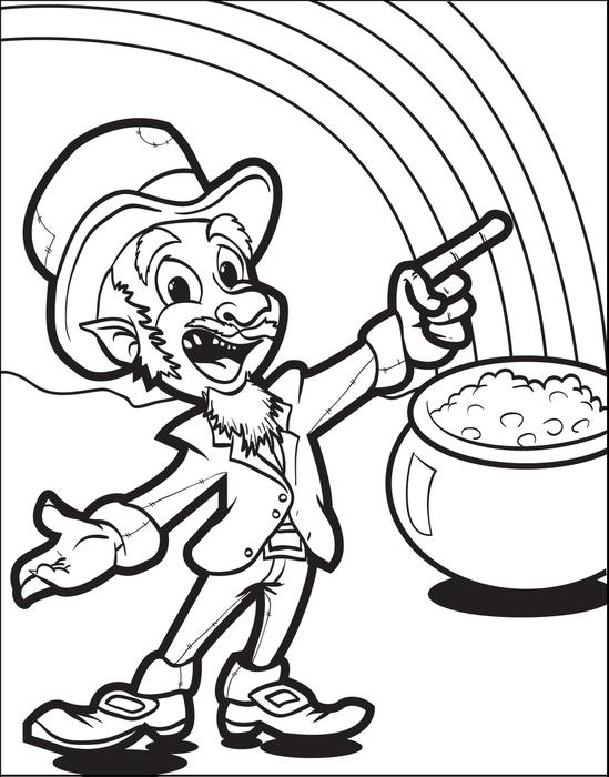 549x700 Leprechaun Coloring Pages To Print