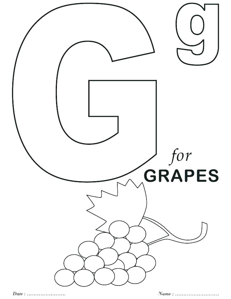 Free Printable Letter Coloring Pages at GetDrawings | Free download