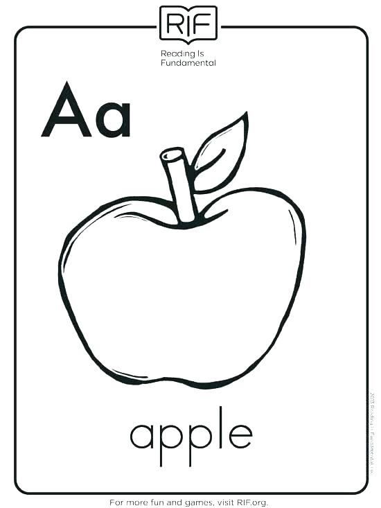 550x733 Abc Coloring Pages Free Preschool Letter Coloring Pages Letter