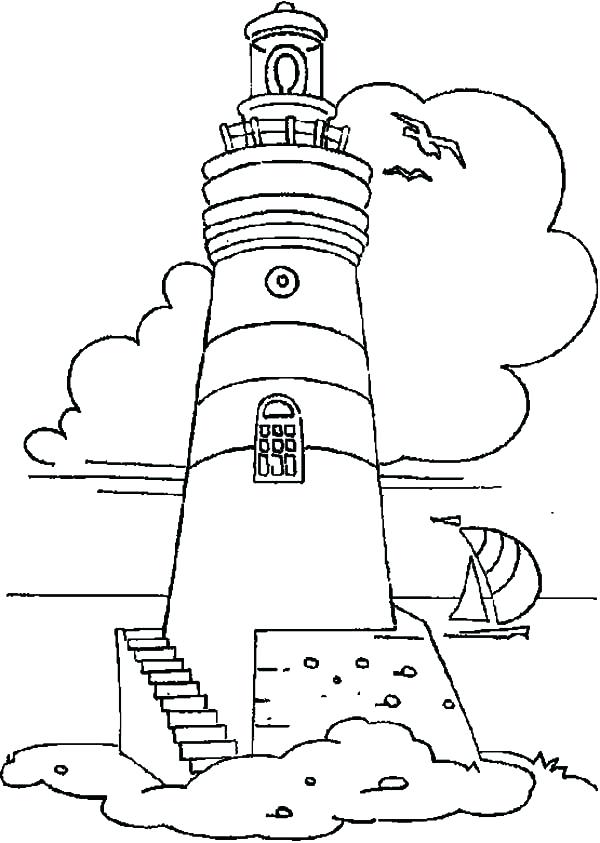 600x843 Lighthouse Coloring Pages Coloring Pages Lighthouse Coloring Pages