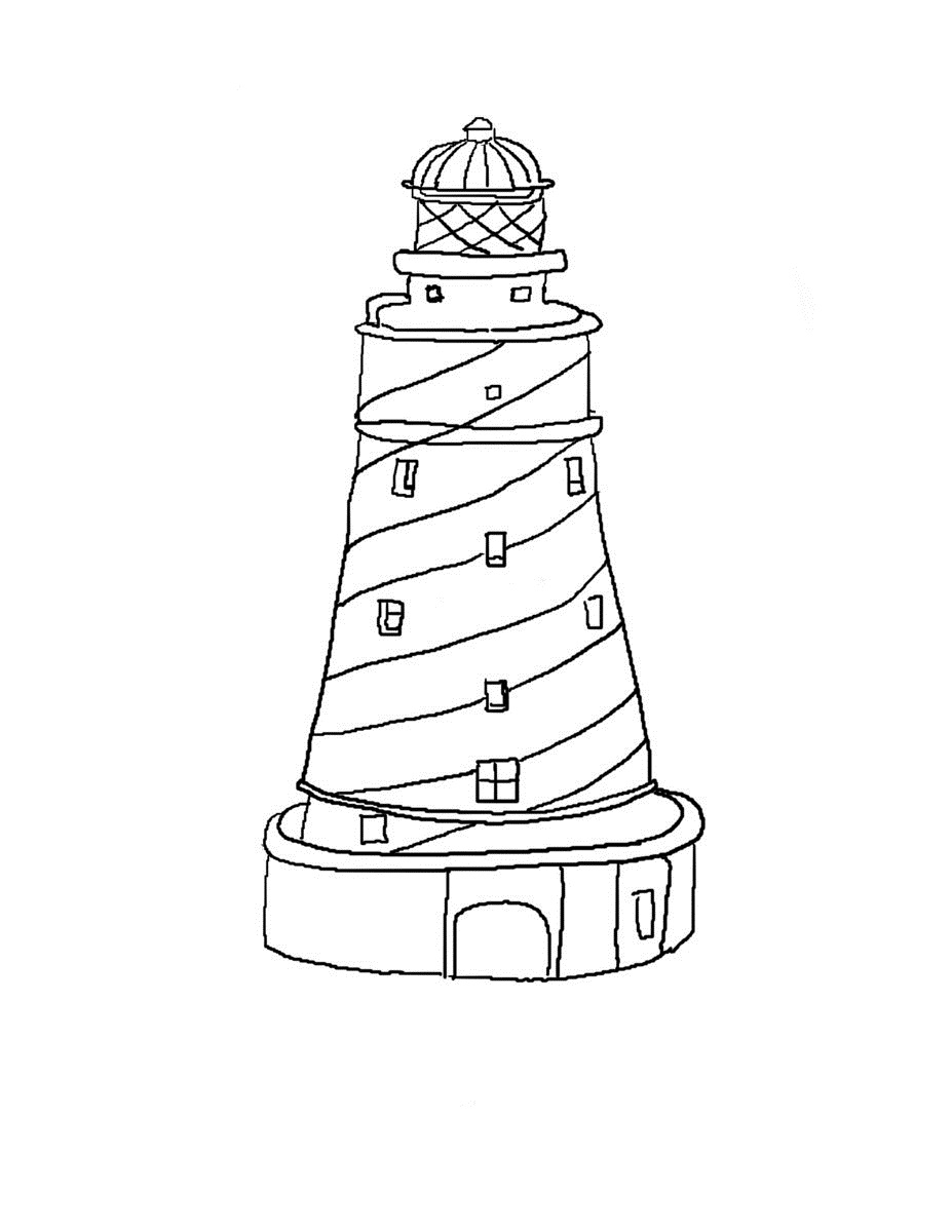 927x1200 Lighthouse Coloring Pages Interior Design Ideas New Coloring Sheets
