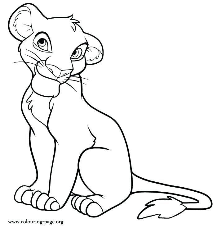 700x734 Baby Lion Coloring Pages Lion Coloring Pages Spectacular