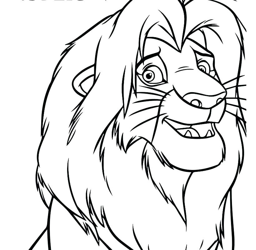 820x800 Simba Coloring Pages Cool The Lion King Coloring Pages Free