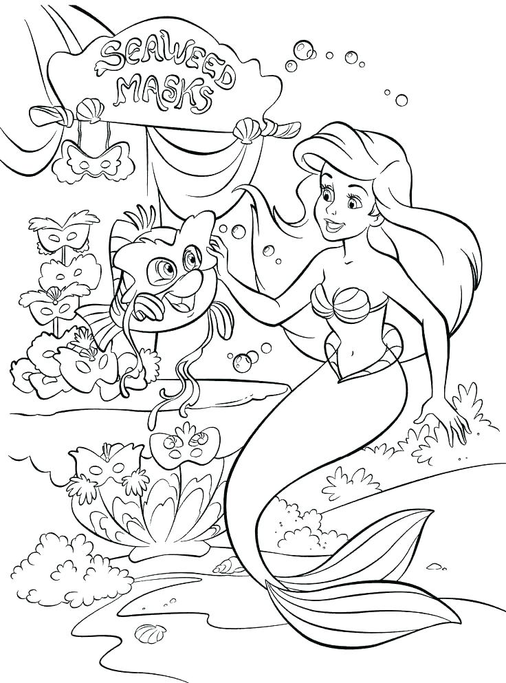 736x993 Free Printable Little Mermaid Coloring Pages Printable Coloring