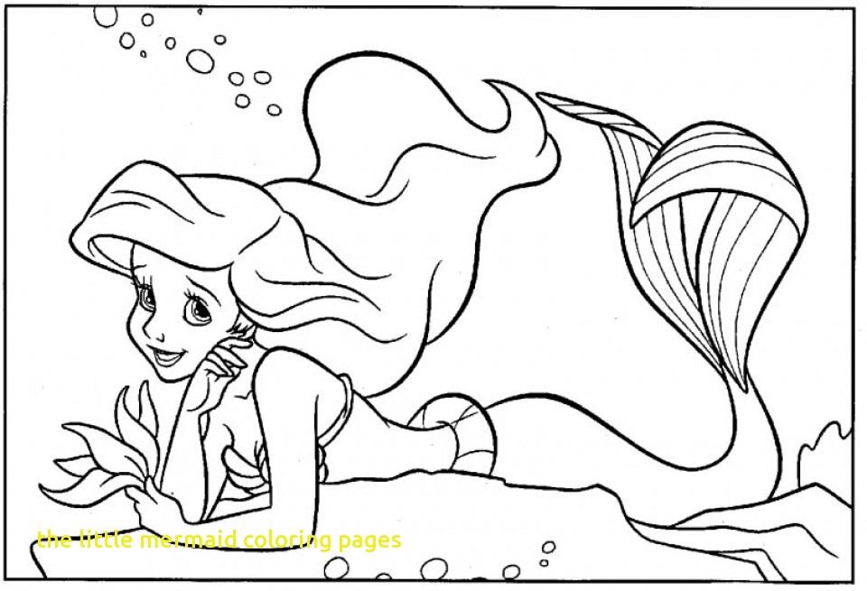 960x655 The Little Mermaid Coloring Pages With Free Printable Little