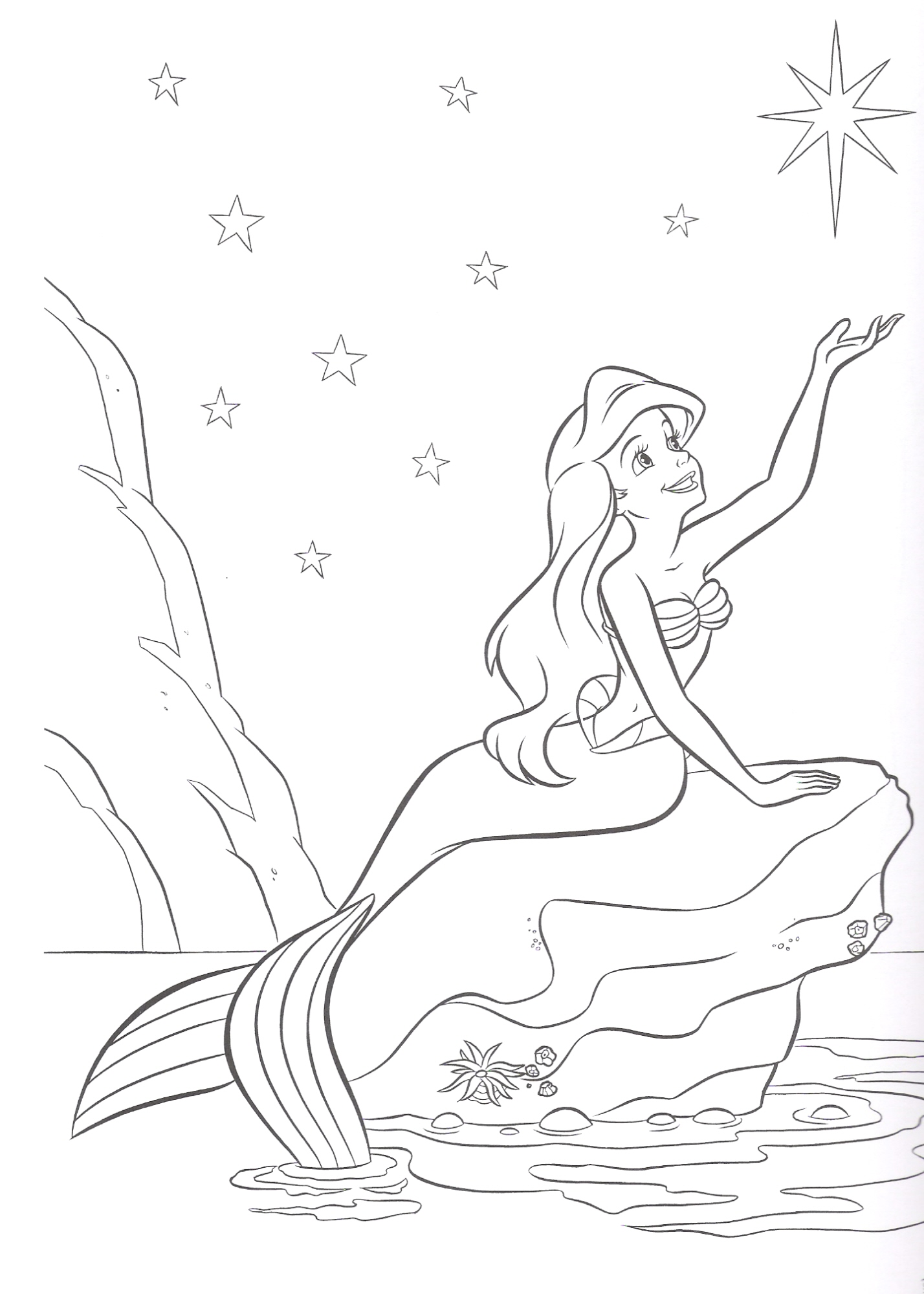 1428x2000 Free Printable Little Mermaid Coloring Pages For Kids Little