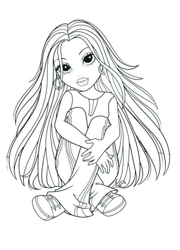 618x858 Makeup Coloring Pages Ime Of Free Printable Girl Doll Coloring Pes