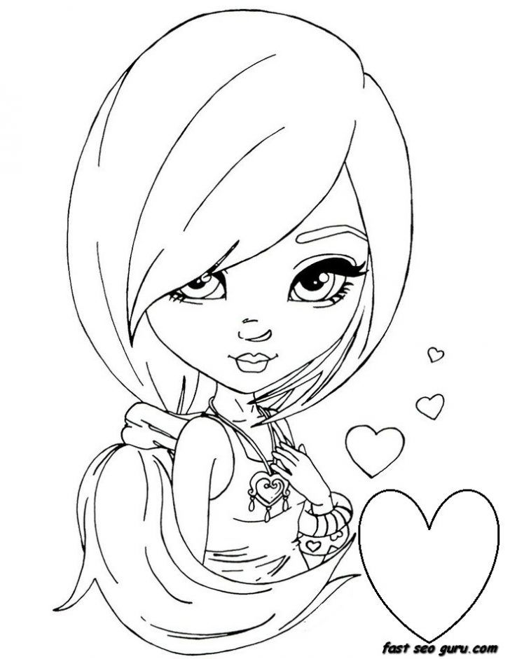 728x941 Printable Coloring Pages For Girls Coloring Pages For Kids