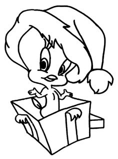 236x317 Cool Tweety Bird Coloring Pages For Christmas Your Kids Will Love