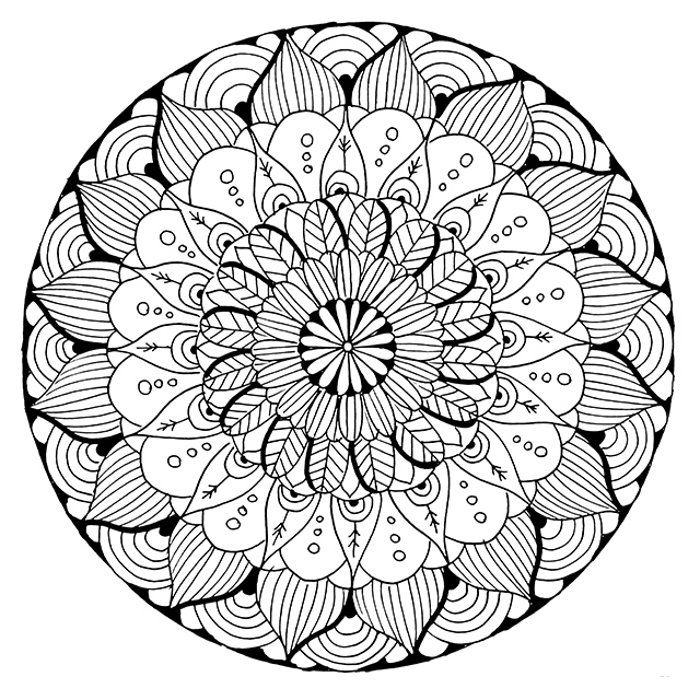 640x640 Free Printable Mandala Coloring Pages Unique Summer Mandalas