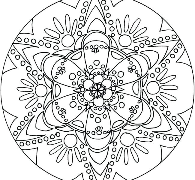 Free Printable Mandala Coloring Pages For Adults at GetDrawings | Free ...