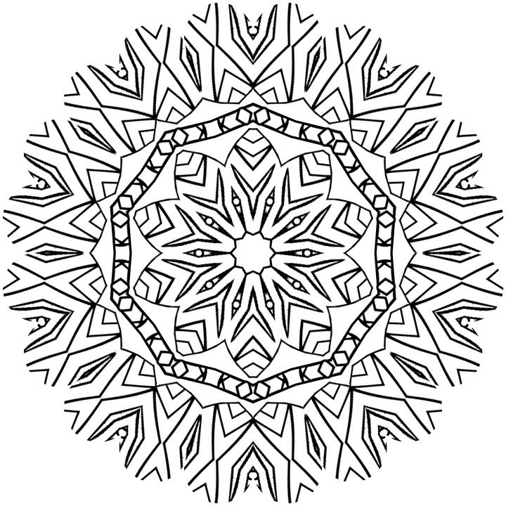 720x720 Free Printable Mandala Coloring Pages For Adults Mandalas Y Grado