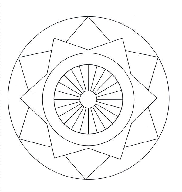 600x632 Free Printable Mandalas For Kids