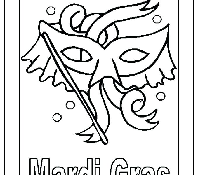 678x600 Mardi Gras Coloring Pages Free Printable