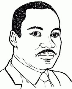 242x300 Martin Luther King Jr Coloring Pages Free Printable Nicki Minaj
