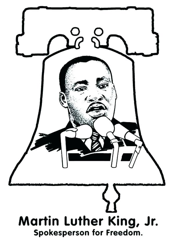 600x843 Mlk Coloring Page Martin King Jr Coloring Page Martin Luther
