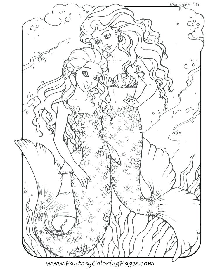736x920 Mermaid Color Pages Free Printable Mermaid Coloring Pages Awesome