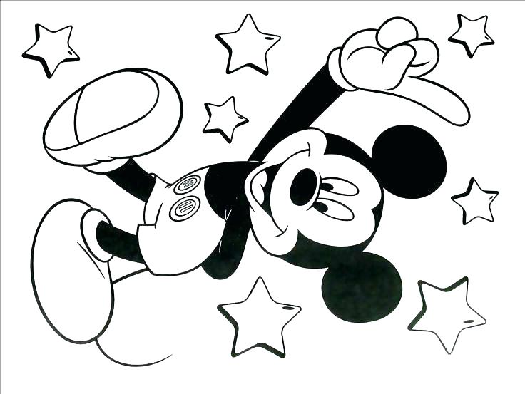 736x553 Mickey Clubhouse Coloring Pages Mickey Mouse And Friends Coloring