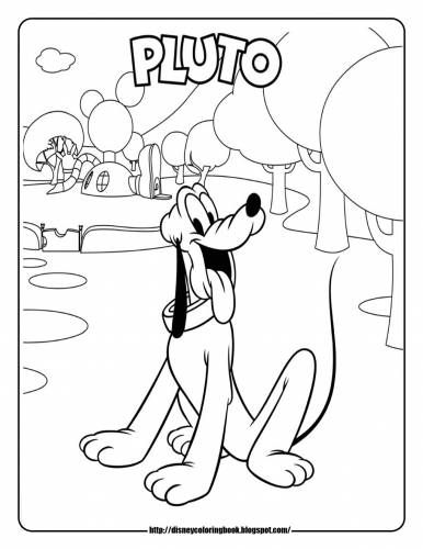 386x500 Mickey Mouse Clubhouse Printable Coloring Pages